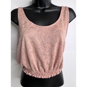 Project Social T Tank Top‎ Womens Small Sleeveless Scoop Neck Cropped Pullover